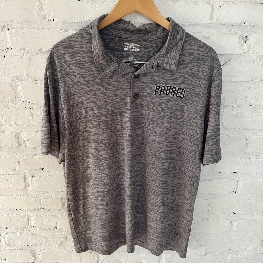 San Diego Padres Men’s Polo Shirt – Genuine MLB Merchandise – Size Large